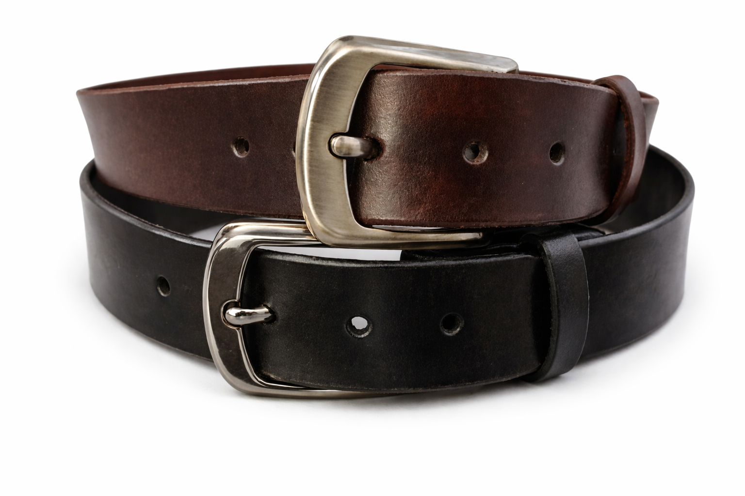 Featured handcrafted leather belts by Intrepid Goat Co.
